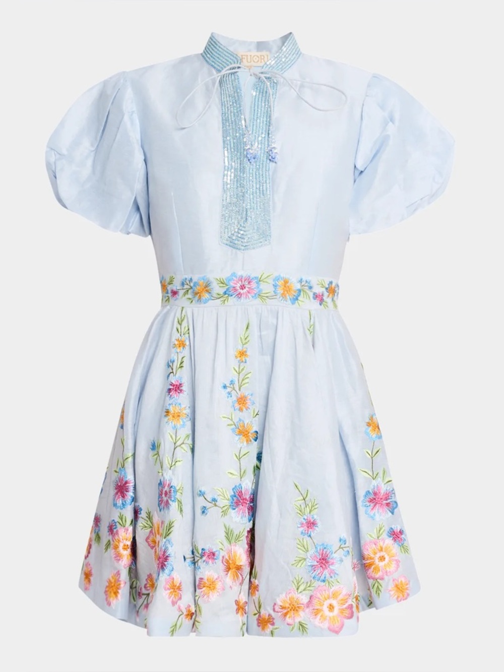 Lafiori Light Blue Sequin Jacket